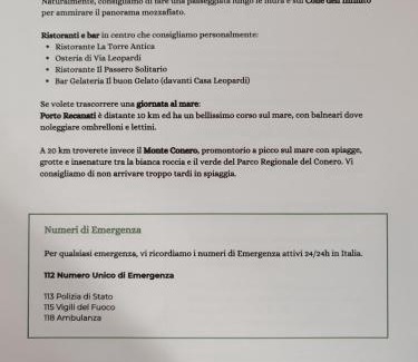 Recanati Old Town Maison | Guesthouse sul colle