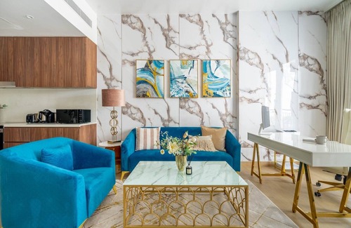 Dubai Appartement | GuestReady - L'élégance bleue à La Cote