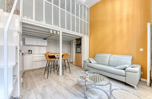 Jules Ferry - Recamier Appartement | GuestReady - Studio en mezzanine dans le 6e