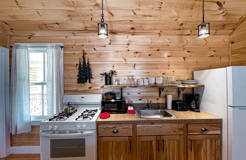 Meacham Cabine | Cabane-Salle de bain et douche-Confort-Vue sur le bois-Guides