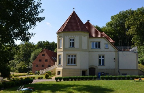 Hohenkirchen Appartement | Gutshaus Wohlenhagen - Appartement 4: salle de la tour pour 4 personnes maximum (45 m2)
