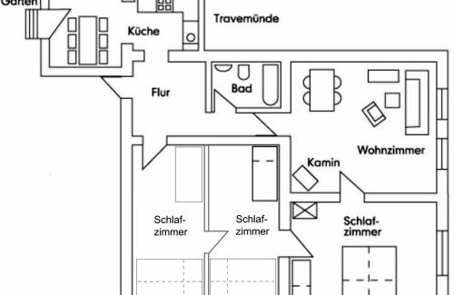 Thorstorf Appartement | Gutshaus Thorstorf FeWo Travemünde