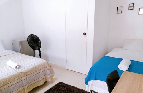 Los Pinos Lit Et Petit-Déjeuner | Habitacin matrimonial en playa Zorritos