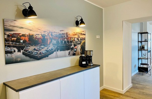 Bastionengurtel Appartement | HafenCity apartment 2 on the 3rd floor directly at Stralsund harbor