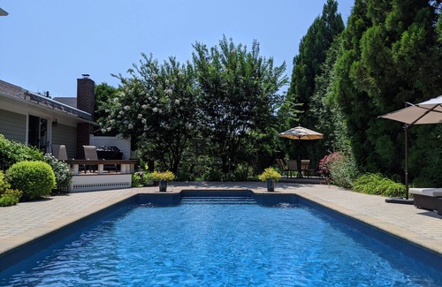 Remsenburg Maison | Hamptons Getaway avec piscine, baie et plage