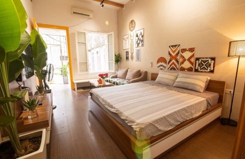 Hang Dao Appartement | Hanoi Downtown - 2 BR style africain au coeur de Hanoi
