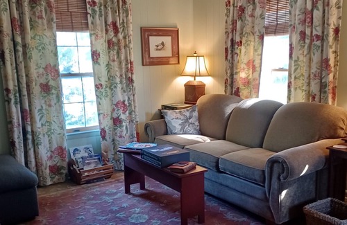 Quinby Cottage | Harborside cottage (1900) steps from water’s edge with views of Barrier Islands.