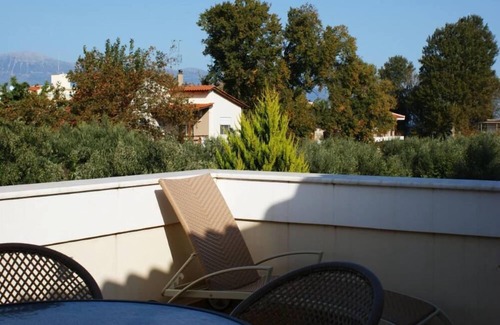 Longos Appartement | Harmony Hotel Apartments - Suite AFRODITE 50m² Pour 2-4 Personnes Wifi Gratuit
