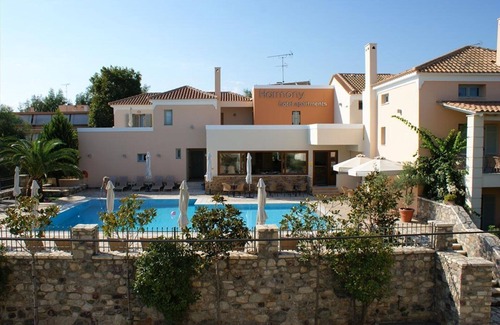 Longos Appartement | Harmony Hotel Apartments - Maisonnette ERATO 60 m² 2-5 Personnes Wifi Gratuit