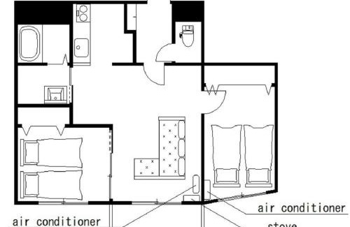 Nishi Appartement | Hassamu 3 Jo 1-11-1 Corole Kotoni - Vacation STAY 11468