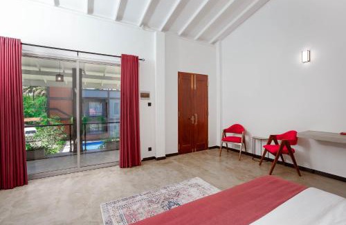 Ahangama Maison | Hasthri Boutique Red Chalet in Ahangama with pool Near Beach