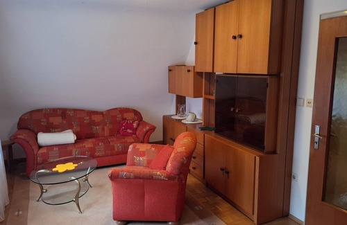 Lauf Appartement | Haus am Röthel, on the edge of the Black Forest with a view of the Rhine plain.