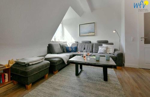 Wangerooge Appartement | Haus Dünenrose Ferienwohnung Strandläufer