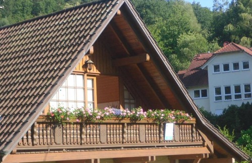 Erlenbach bei Dahn Appartement | Haus Doris (vue sur le château), Weis - appartement / appartement, douche, WC, balcon