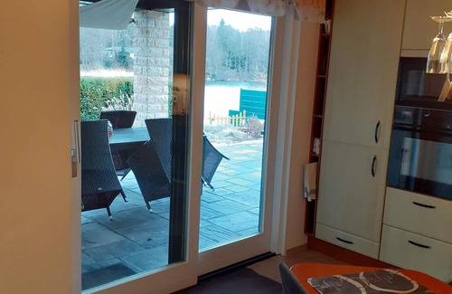 Wendisch Rietz Maison | Haus Kathrin-Maison-Vue sur Lac-Salle de bain privée