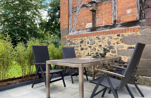 Frielendorf Appartement | Haus Mariechen Whg 2 - 74 sqm with terrace and sauna near the Silbersee
