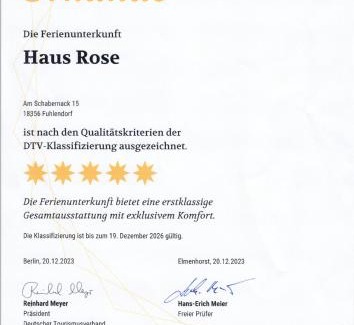 Fuhlendorf Maison | Haus Rose, Luxus-Ferienhaus in Fuhlendorf fur 4 Personen