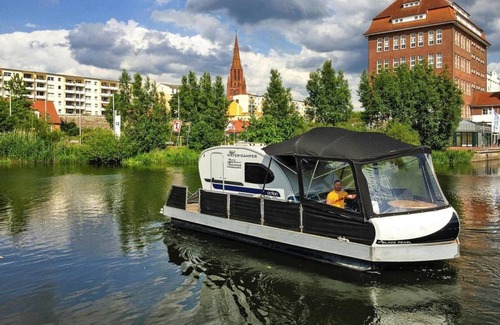 Demmin Location De Bateaux | Péniche sur la Peene, Demmin