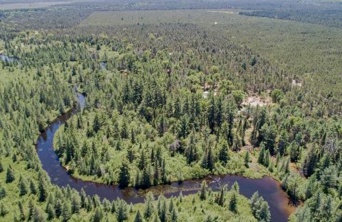 Grayling Maison | Hazel's Goose Creek Lodge - Private Riverfront!