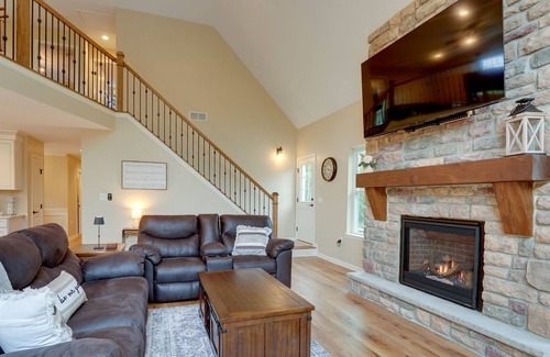 Sybertsville Maison | Hazle Township Vacation Rental w/ Patio, Fire Pit!