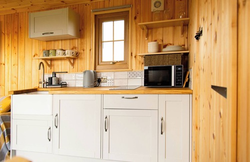 Pentrefelin Cabine | Head For The Hills Glamping Shepherd’s Hut. Pet friendly, mountain views
