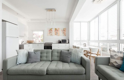 Tel Aviv City Center Appartement | Rue calme dans un emplacement classique Super Central apt