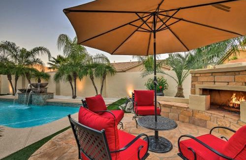 Power Ranch Maison | Heated Pool and Putting Green Luxe Gilbert Home