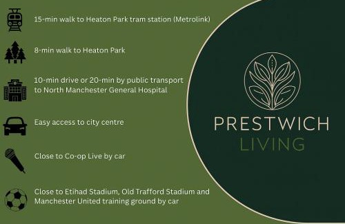Prestwich Appartement | Heaton House - parkside charm and city comfort