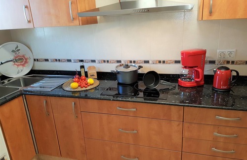 Montgat Appartement | Helena Seaview & Beach-appartement, balcon, climatiseur, SAT-TV, Wifi