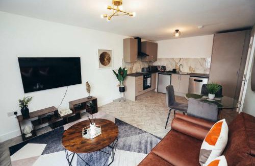 Barrow-on-Trent Appartement | Hen & Chickens Luxury Apartments, Free Parking, By DerBnB