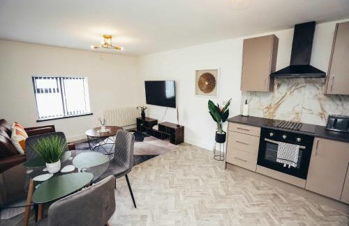Barrow-on-Trent Appartement | Hen & Chickens Luxury Apartments, Free Parking, By DerBnB