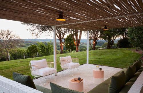Myocum Maison | Hidden Byron - designer hinterland oasis with pool, fireplace and firepit