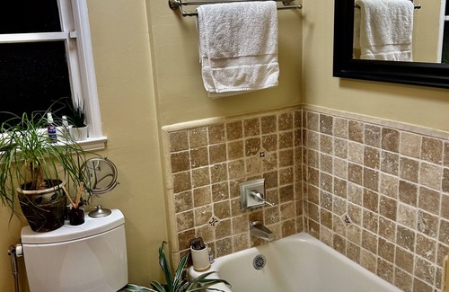 Piedmont Pines Cottage | Hidden Gem Cottage in Lush Green Setting Close to Eats, Trails, Village.