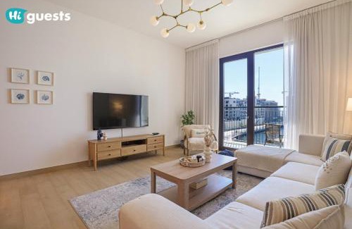 Dubai Appartement | HiGuests - Elegant 1BR Retreat with Sea View in La Rive