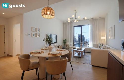 Dubai Appartement | HiGuests - Elegant 1BR Retreat with Sea View in La Rive