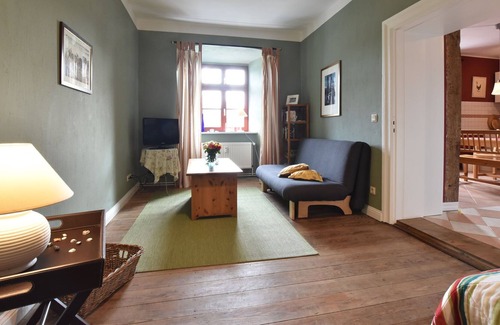 Satow Appartement | Appartement historique à Gerdshagen avec jardin
