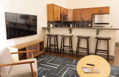 Roanoke Appartement | Historic brick charm 1BR downtown