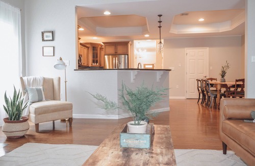 Chambersburg Maison | Historic Creekside Townhome in Chambersburg