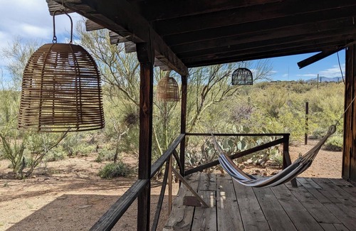 Tucson Cabine | Historic Dude Ranch Rustic Cowboy Cabin Desert Experience