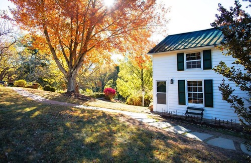 Nellysford Maison | Historic Farm Renovated with Comfort, Mountain Views, Hot Tub, Pond, & Animals!