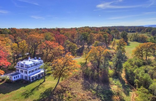 Town of Clermont Maison | Maison historique de la vallée de l'Hudson sur 87 acres, vues à couper le souffle
