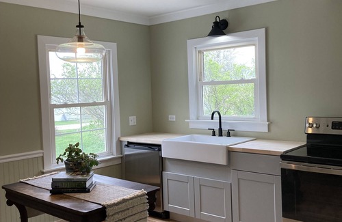 Thayer Autre | Historic, renovated farmhouse on 30acre farm, gardens, animals, on-site dinners.