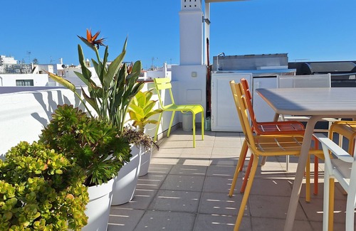 Olhao Maison | Olhão Roof Top Cœur historique, vue mer panoramique à 360°.