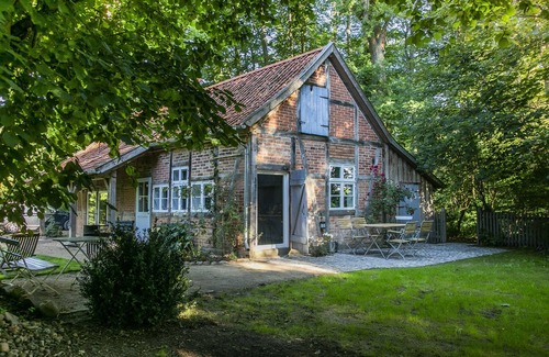 Haarstorf Maison | Romantique 'Backhaus' à la lisière de la forêt