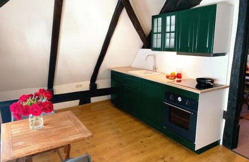 Lich Appartement | Historische Ferienwohnung mit Kamin in Lich