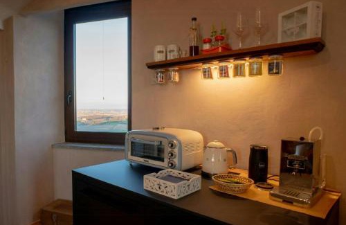 Rosignano Monferrato Maison | Historischer Turm Mit Blick Auf Den Monferrato