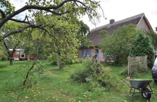 Bellin Maison | Historisches Reetdachhaus mit Bauwagen und großem Obstgarten