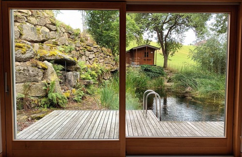 Sankt Leonhard bei Freistadt Maison | Maison de vacances 'Am Teich' avec vue sur les montagnes, terrasse privée et Wi-Fi