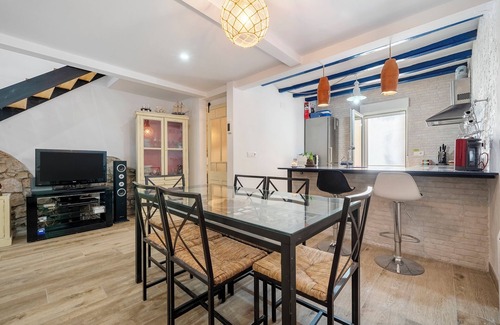 Sant Carles de la Rapita Maison | Maison de vacances 'Ca La Rápita' avec balcon et Wi-Fi