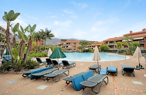 Puerto de la Cruz Appartement | Appartement de vacances "Casa Fran" avec vue montagne, piscine partagée et Wi-Fi